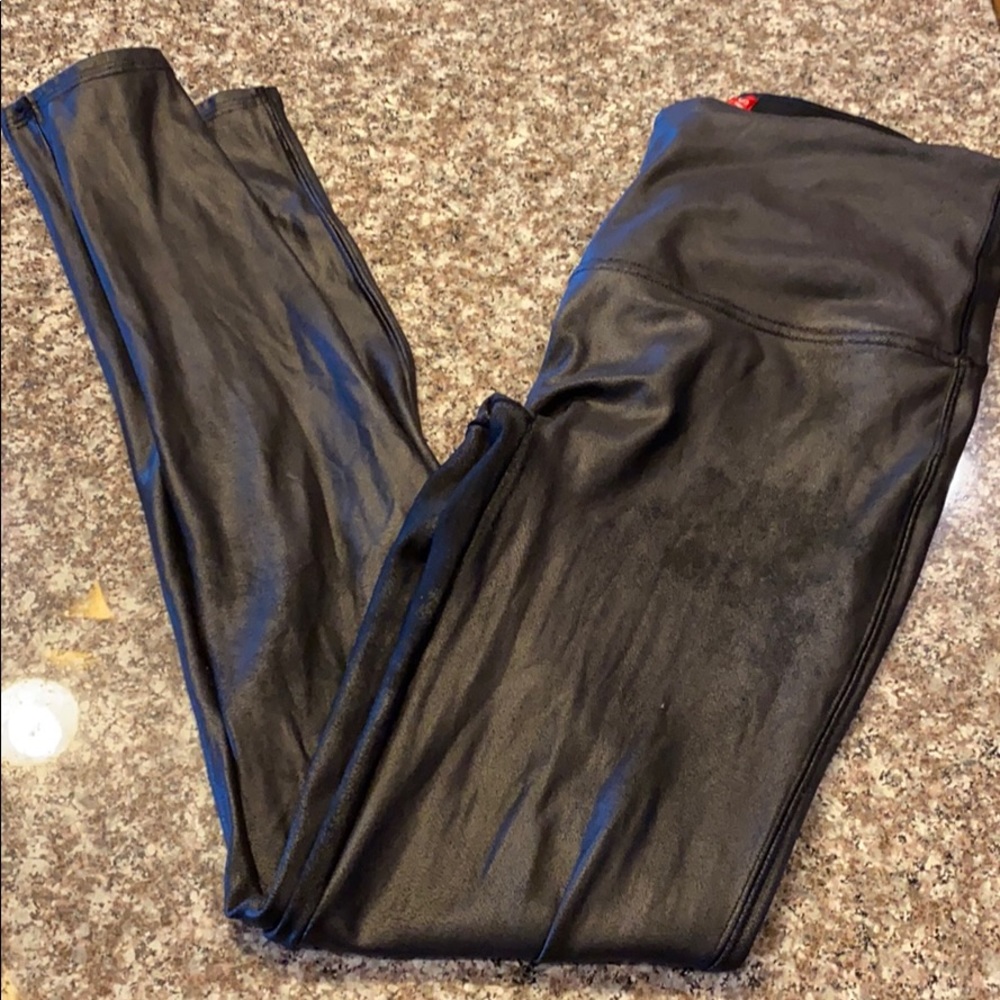 Faux leather Spanx